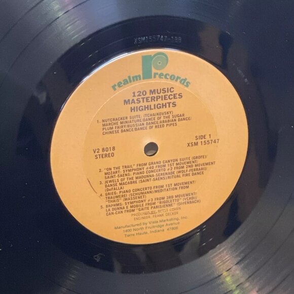 120 Music Masterpieces Highlights Vol. 1 (Vinyl, 1976, 2x LP) Realm Records 2V 8 - Picture 10 of 12